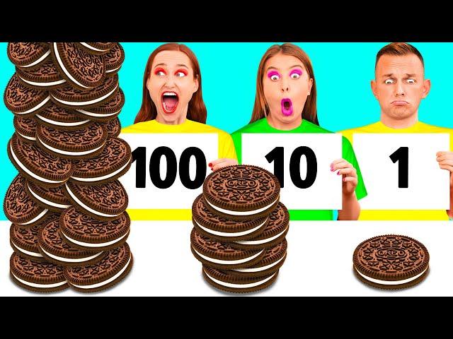 100 Layers of Food Challenge | Food Battle by TeamTeen Challenge