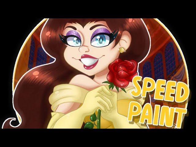 Pauline as Belle (SPEEDPAINT)