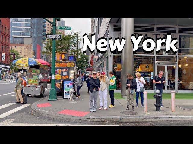 Walking Around NYC 2022 - Manhattan Virtual Tour - New York Walk (Dolby Vision)