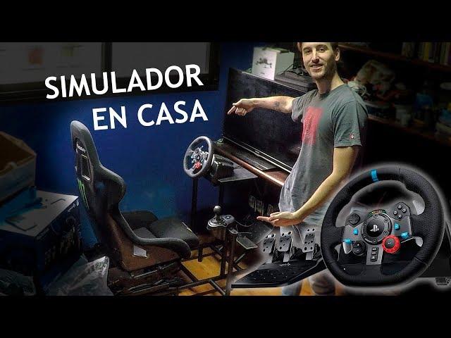 ARMAMOS un SIMULADOR casero para entrenar! Mirá como lo hicimos con un Logitech G29 - EzeCastaRally