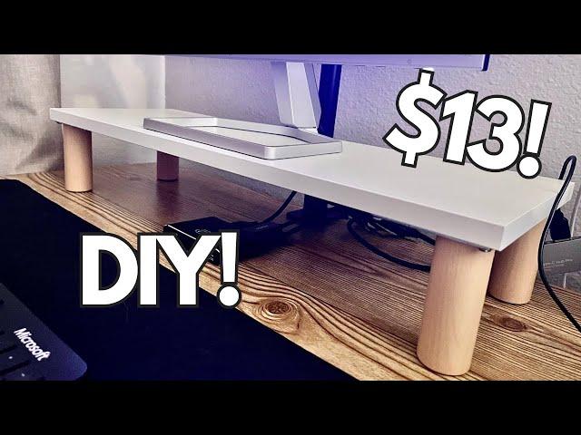 DIY IKEA Monitor Stand/Riser: Upgrade Your Desk Setup on a Budget