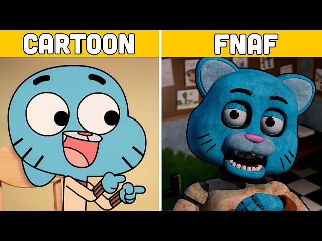 Turning Famous Cartoon Characters Into FNAF Animatronics