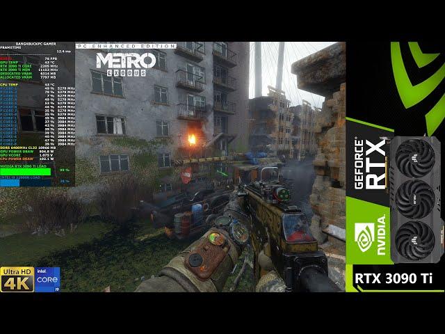 Metro Exodus Enhanced Edition Ultra Ray Tracing 4K DLSS | RTX 3090 Ti | i9 12900K 5.3GHz