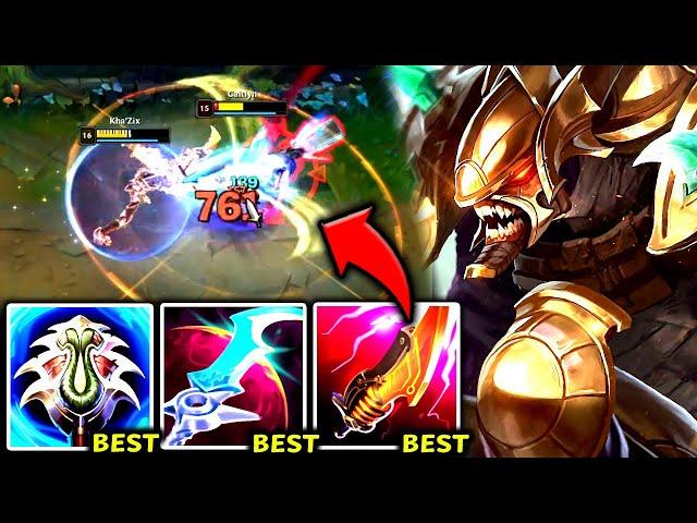 KHAZIX TOP MOST BROKEN (Q) DMG I'VE EVER DONE (1V3 WITH EASE) - S14 Khazix TOP Gameplay Guide