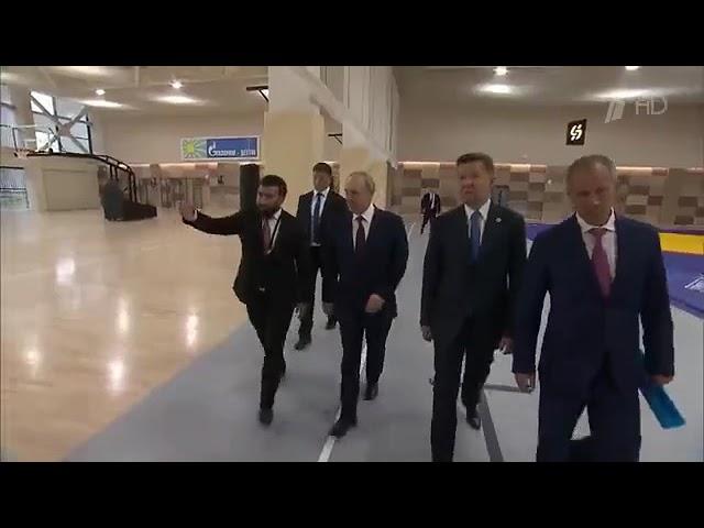 Двери ГК САГА (Владимир Путин посетил проект "Академию единоборств" в г. Сочи)