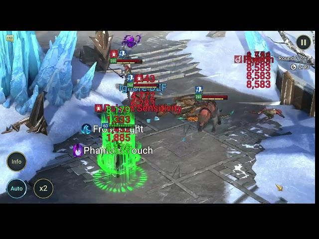 FROZEN BANSHEE SOLO ICE GOLEM 20 RAID SHADOW LEGENDS