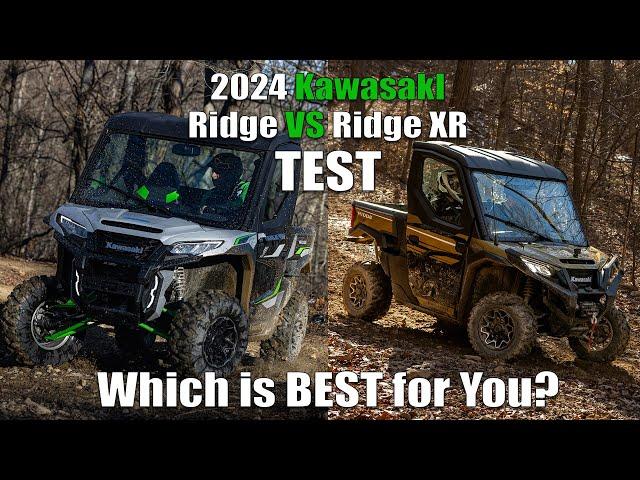 2024 Kawasaki Ridge VS Ridge XR Test Review