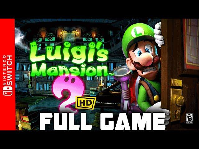 Luigis Mansion 2 HD- Full  Nintendo Switch Gameplay Walkthrough | FULL GAME Longplay