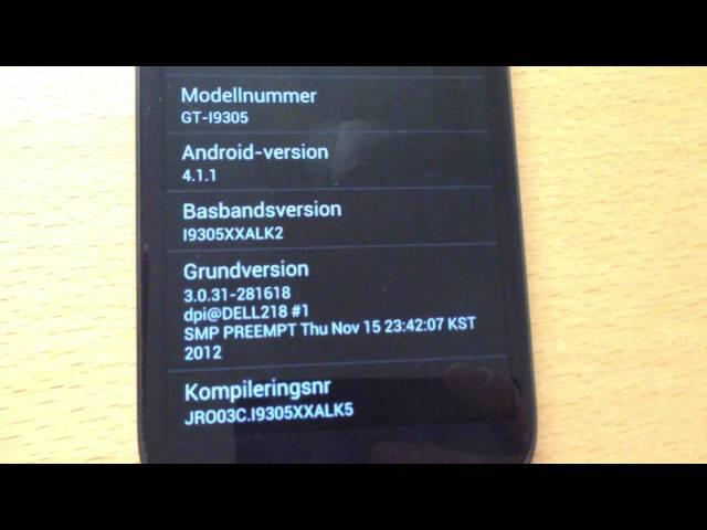 Android update for my Samsung Galaxy S3 4G with same version number?