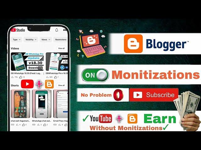 Without YouTube Monetization पैसा कैसे कमाए | Blogger Website Ko AdSense Se Kaise Connect Kare