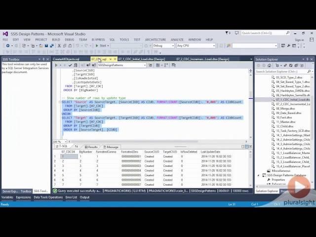 Change Data Capture in SSIS tutorial