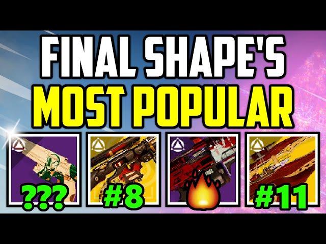 Top 15 MOST POPULAR Weapons in The Final Shape! (Destiny 2 PVE)