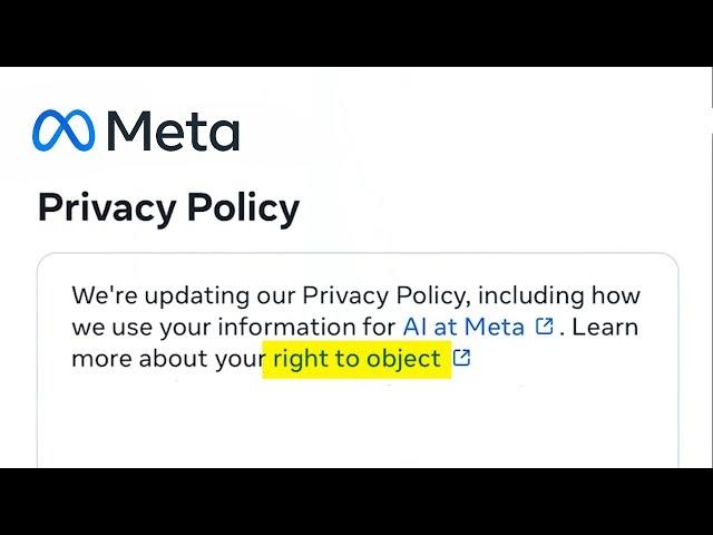 How To Opt Out of Facebook’s Sketchy Change to Their AI Policy