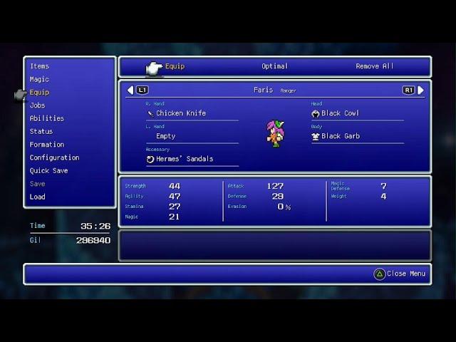 Final Fantasy V: Pixel Remaster (Four Job Fiesta - Monk/Summoner/Ranger/Dancer) - Shinyru