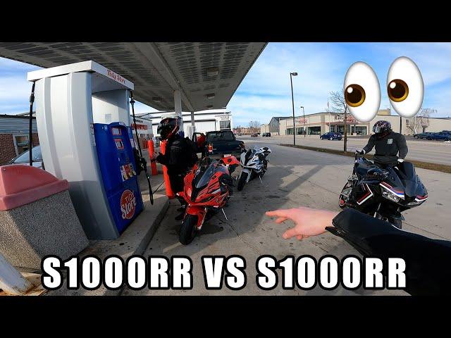 WHOS FASTER?! S1000RR vs S1000RR!!