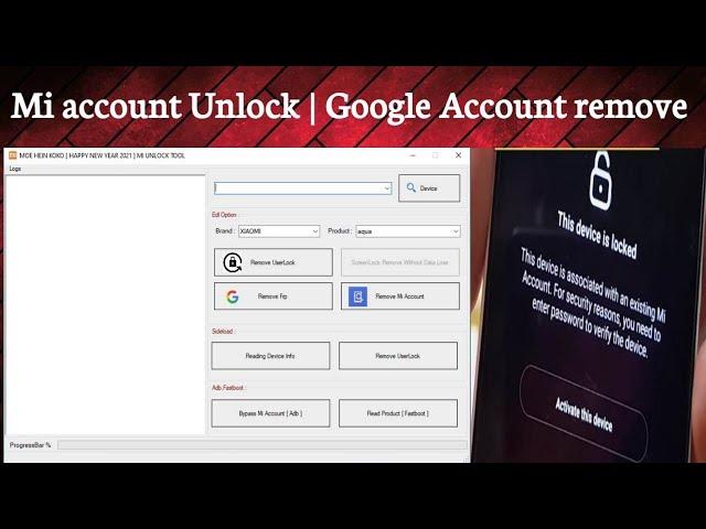 Download Mi account Unlock tool | Xiaomi FRP Unlock Tool | mi account unlock tool download free