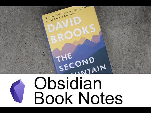 Using Obsidian to Take Notes on Books