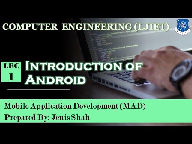 Lec-01_Introduction of Android | Mobile Application Development | Computer Engineering