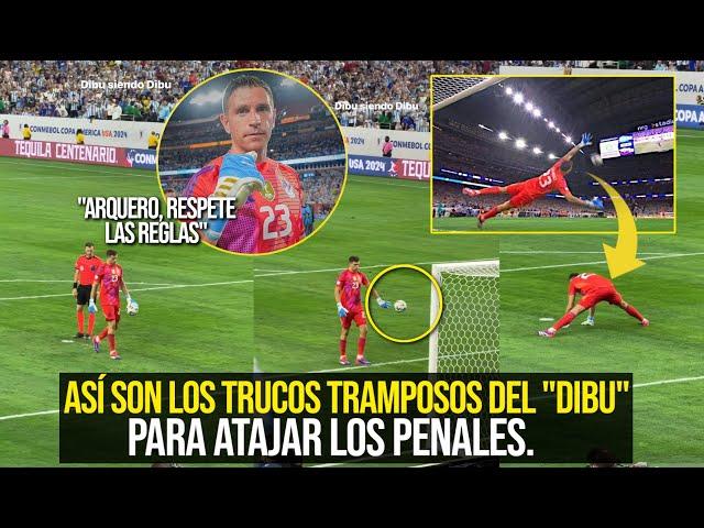 MIRA EL NUEVO TRUCO TRAMPOSO DEL "DIBU" MARTINEZ EN PENALES PARA ATAJARLOS #messi "INCREÍBLE"