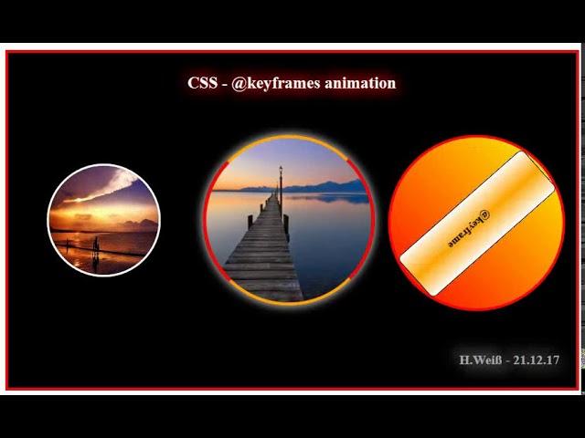 CSS  @Keyframes - animation