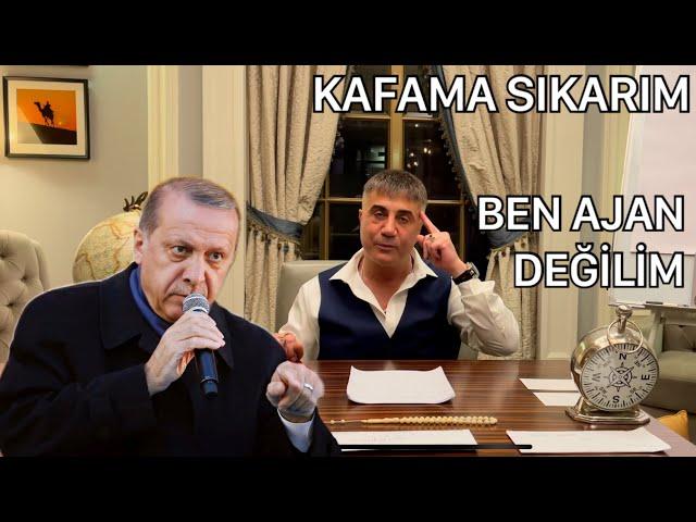 SEDAT PEKER CUMHURBAŞKANI ERDOĞAN’A MESAJ VERİYOR “KAFAMA SIKARIM”