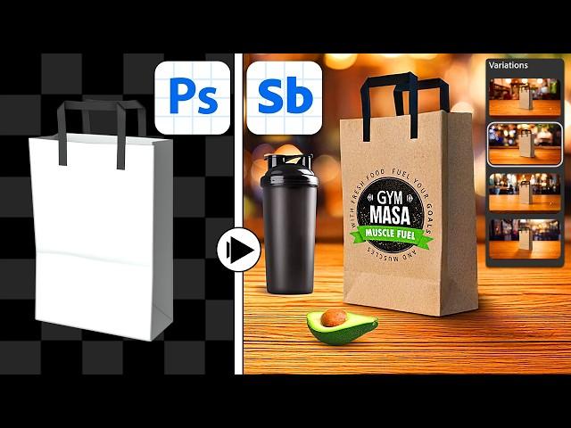 How To Create Advanced Product Mock-up Templates with 3D Model Ai in Photoshop CC 2025