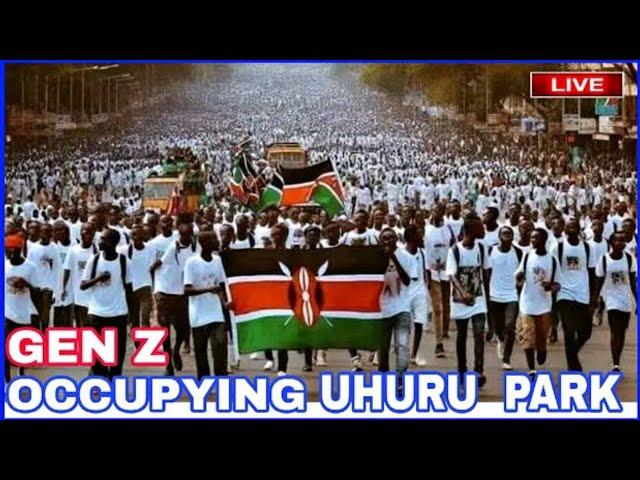 Live :Happening Now!!Gen Zs Occupy Uhuru Park in Remembrance of Victims killed by police