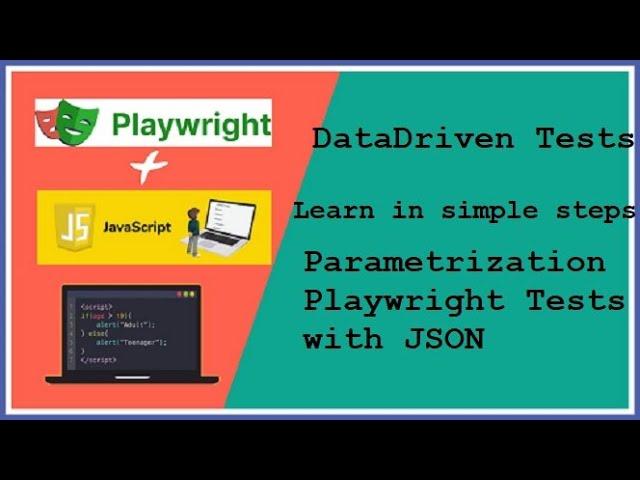 Tutorials 28 || Playwright java script parametrize with JSON Data || Playwright java script