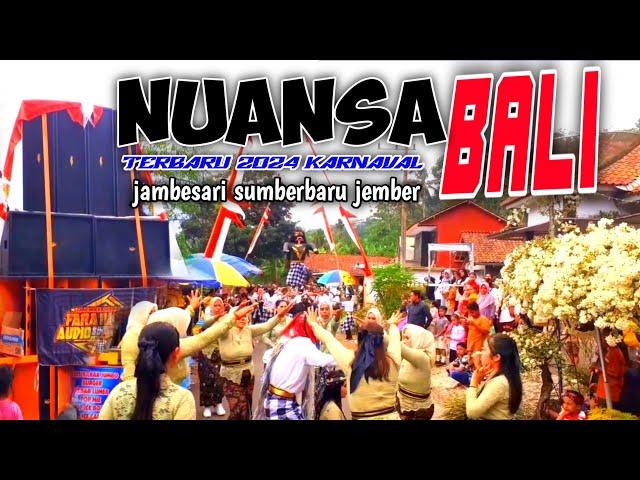 NUANSA BALI SUDAH DI JAWA TIMUR ‼️ KARNAVAL JAMBESARI SUMBERBARU 2024 DIRGAHAYU RI KE79