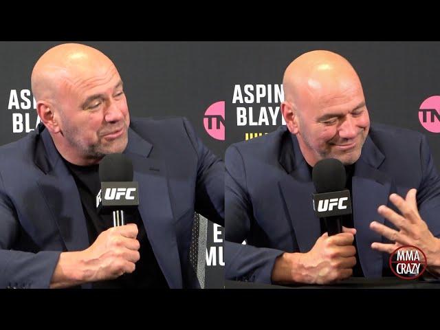 Dana White CLASHES with Reporter over Palestine Flag question