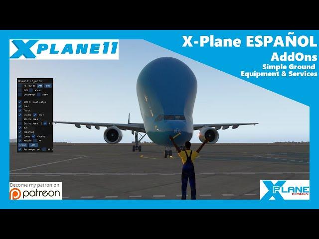 X-Plane 11 | Addons y Plugins | Simple Ground Equipment & Services