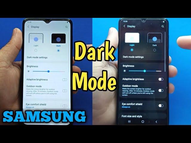 How to Enable/Disable dark mode on Samsung Galaxy A02