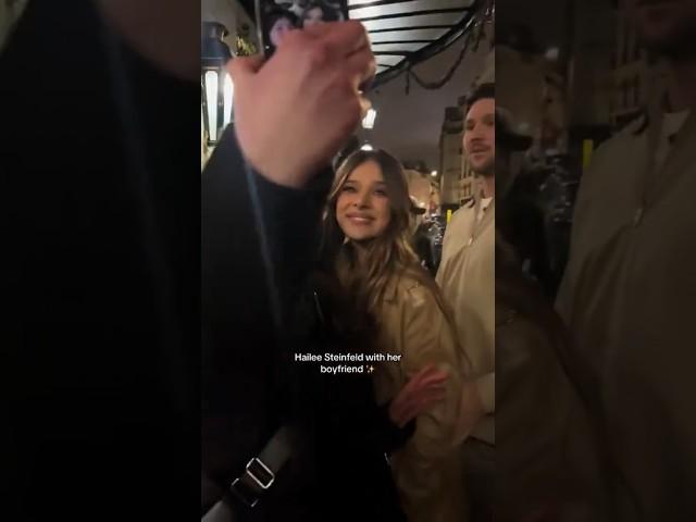 hailee steinfeld and josh allen in paris