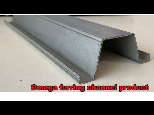 Top hat roll forming machine | omega light keel machine | Ceiling batten roll forming machine