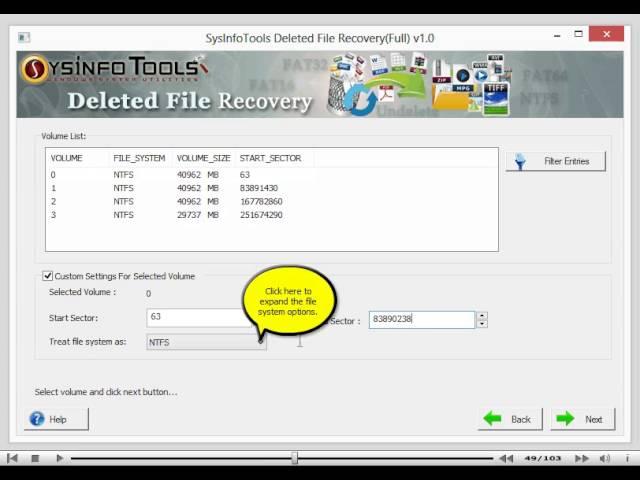 SysInfoTools Deleted File Recovery Software