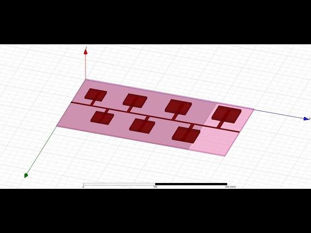 HFSS - Log Periodic Antenna design using dielectric resonators