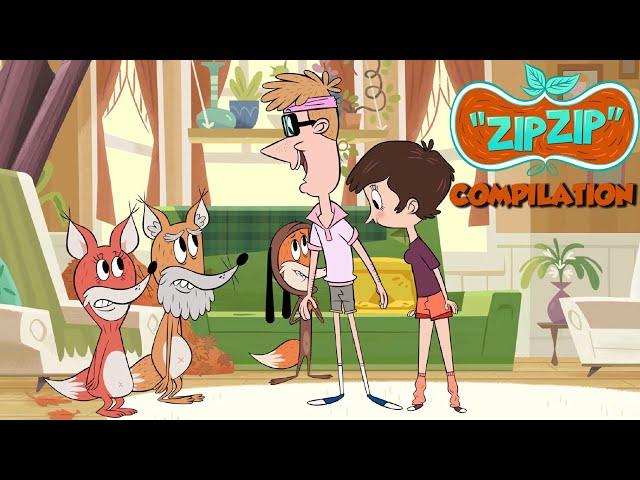 Mom and dad in town | Zip Zip English | Full Episodes | 3H | S2 | Cartoon for kids