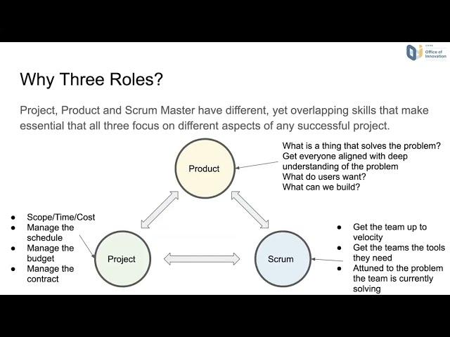 Product Management for Gov't - Part 2 - The Three Roles