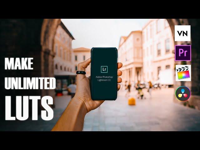 Make LUTS In Lightroom Mobile For Free | Convert Presets into lut