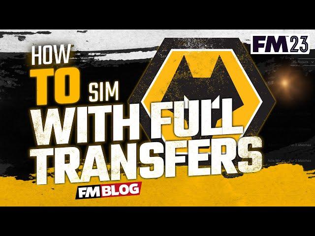 How to Sim a season or more with Transfers in Football Manager 2023 and 2024 | FM23 FM24