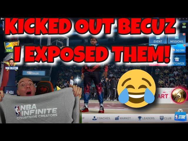 I was Kicked Out Of Courtside Creators in NBA Infinite