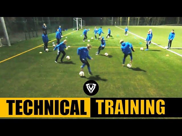 Technical Training | U12 KAA Gent | 4 exercises | Football Training | Thomas Vlaminck