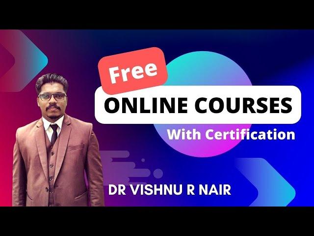 Free medical online courses with Certification | @doc.vishnu