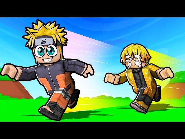 I Became the FASTEST ANIME CHARACTER in Roblox Speed Simulator!