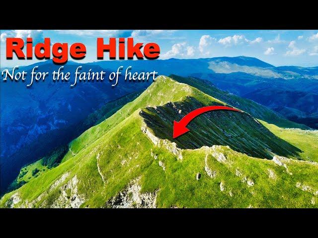 Ridge Hike not for the faint of heart || Solo Hiking || Visocica