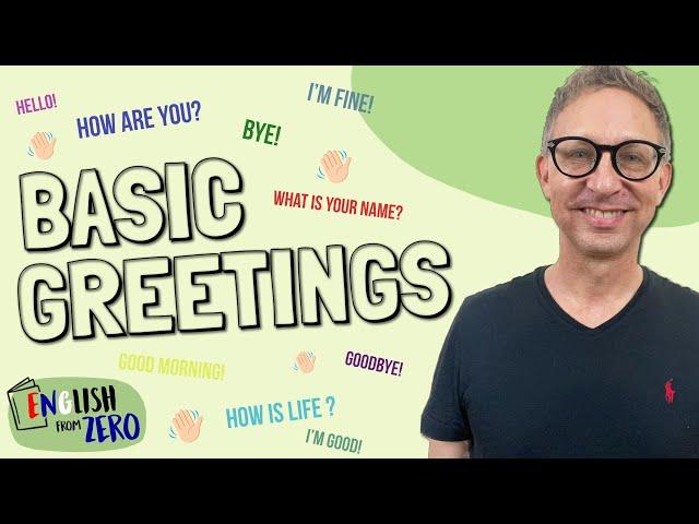 Beginner Course | Basic Greetings in English