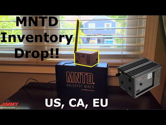 MNTD Helium Hotspot Inventory Drop! 30 Day Result - How Long To ROI