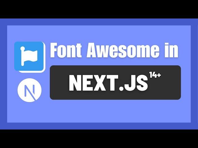 How to use FontAwesome in Next js 14 with app directory?