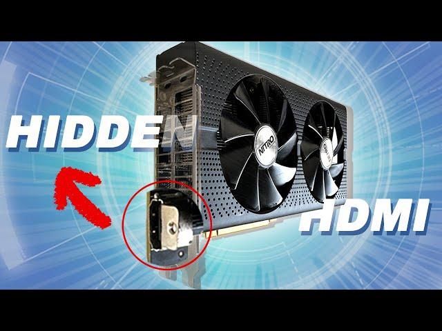 This GPU has a Hidden HDMI... Converting the RX 470 Mining to Gaming