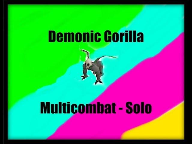 Demonic gorilla - Multi combat solo room